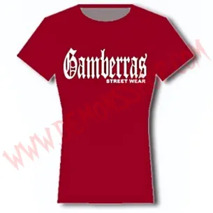 Camiseta MC Chica Gamberras Street Wear (Fucsia)