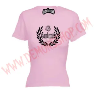 Camiseta MC Chica Gamberras Asi es mi vida (Rosa)