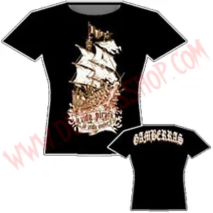 Camiseta MC Chica Gamberras la vida pirata