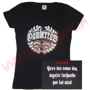 Camiseta MC Chica Gamberras Amor y Odio