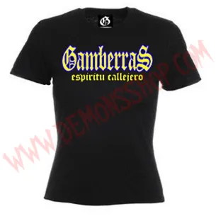 Camiseta MC Chica Gamberras Espiritu callejero