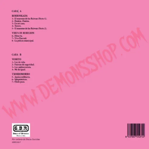 Vinilo LP Skalherria Punk