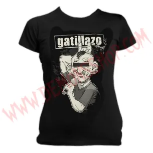 Camiseta Chica MC Gatillazo