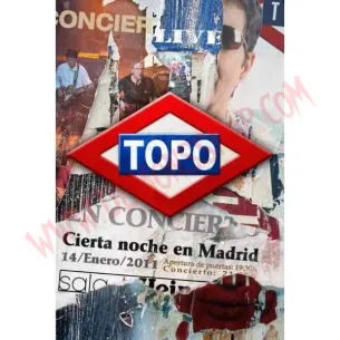 DVD Topo – Cierta Noche En Madrid