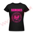 Camiseta Chica MC Ramones (Rosa)