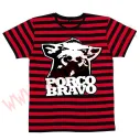 Camiseta MC Porco bravo (Rayas)