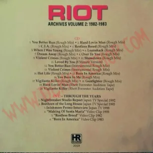 DVD Riot - Archives Volume 2: 1982-1983 2