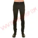 Pantalon Elastico Pitillo Negro Rocker
