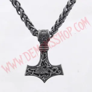 Colgante hammer mjolnir chain
