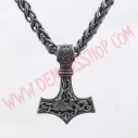 Colgante hammer mjolnir chain