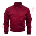 Chaqueta Harrington Burgundy