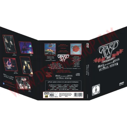 DVD + CD Sparto - 30 Aniversario-Víctimas, héroes 1988-2018