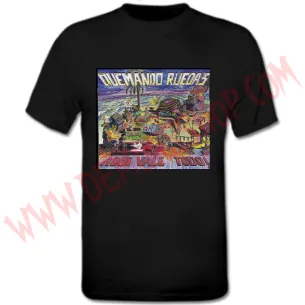 Camiseta MC Quemando ruedas