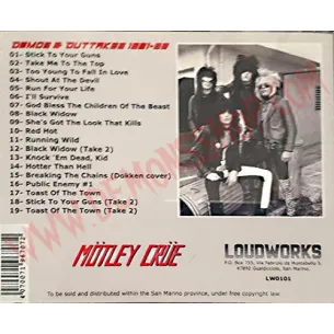 CD Mötley Crüe ‎– Demos & Outtakes 1981-82 2