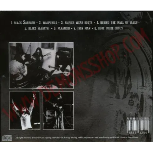 CD Black Sabbath ‎– Walpurgis - The Peel Session & Beat Cub TV 1970
