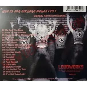 CD Twisted Sister ‎– Love Is For Suckers Demos 1987 2