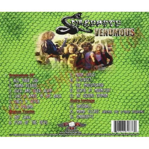 CD Snakebyte ‎– Venomous
