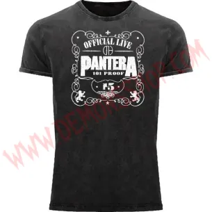 Camiseta MC Pantera (lavado a la piedra)