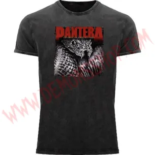 Camiseta MC Pantera (lavado a la piedra)