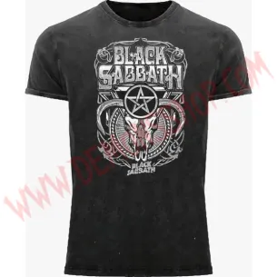 Camiseta MC Black Sabbath (lavado a la piedra)