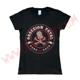 Camiseta Chica MC Obsesión Fatal