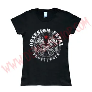 Camiseta Chica MC Obsesión Fatal