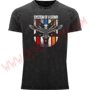 Camiseta MC System of a Down (Lavado a la piedra)