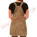 Vestido Pinafore Leopard