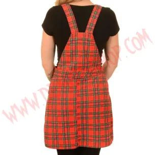 Vestido Pinafore Red Tartan 2