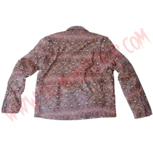Chaqueta Clasica de Cuero Fakesnake 2