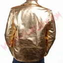 Chaqueta Clasica de Cuero Golden Deluxe