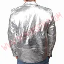 Chaqueta Mujer Clasica de Cuero Silver Deluxe