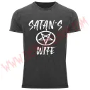 Camiseta MC Satan´s Wife (Lavado a la piedra)