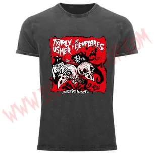 Camiseta MC Txarly Usher y los Ejemplares (a la piedra)