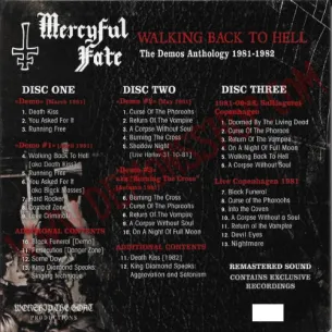 CD Mercyful Fate ‎– Walking Back To Hell The Demos Anthology 1981-1982 2