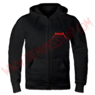 Sudadera Cremallera Metallica