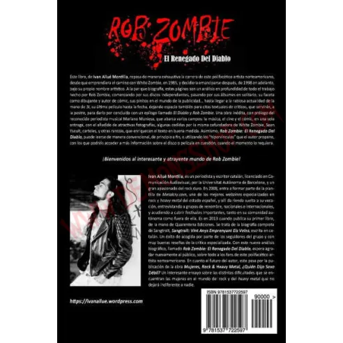 Libro Rob Zombie: El Renegado Del Diablo