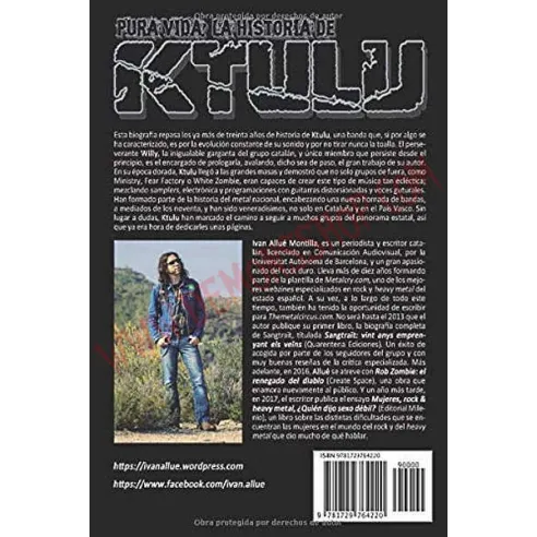 Libro Pura vida: la historia de Ktulu