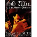 DVD GG Allin & The Murder Junkies ‎– Savage South Best Of 1992 Tour