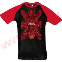 Camiseta Raglan MC Iron Maiden (Roja)