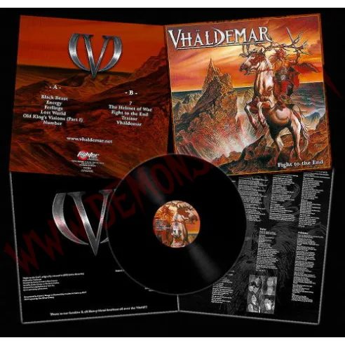 Vinilo LP Vhaldemar - Fight to the End
