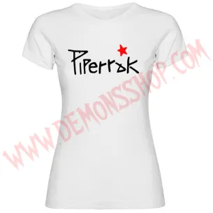 Camiseta Chica MC Piperrak (Blanca)