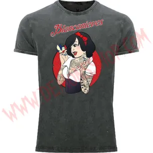 Camiseta MC Blancanieves tattoo (A la piedra)