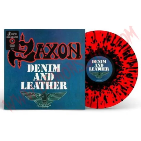 Vinilo LP Saxon ‎– Denim And Leather
