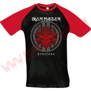 Camiseta Raglan MC Iron Maiden (Roja)