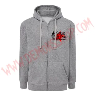 Sudadera Cremallera  Josetxu Piperrak (Gris)