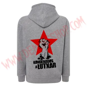 Sudadera Cremallera  Josetxu Piperrak (Gris) 2