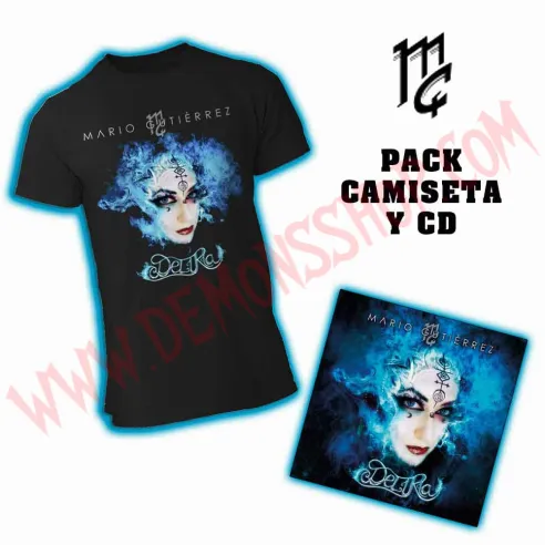 Pack Camiseta + CD Mario Gutierrez - Deliria