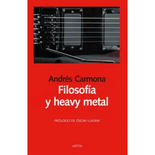 Libro Filosofía y heavy metal