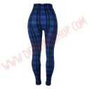 Leggings Cuadros Azul